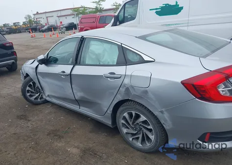 2016 Honda Civic Ex z USA, uszkodzony, nr VIN 19XFC2F76GE002077